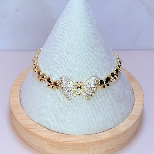 shimmering butterfly bracelet