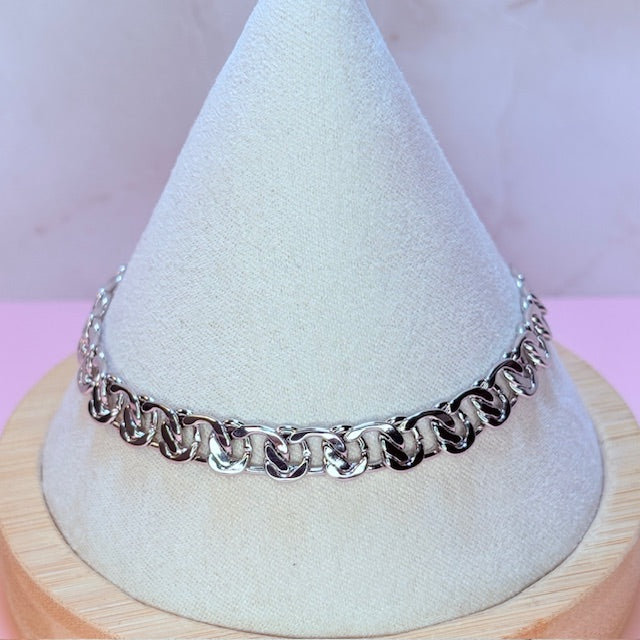 silver chino luxe bracelet