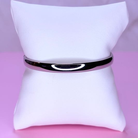 classic silver bangle