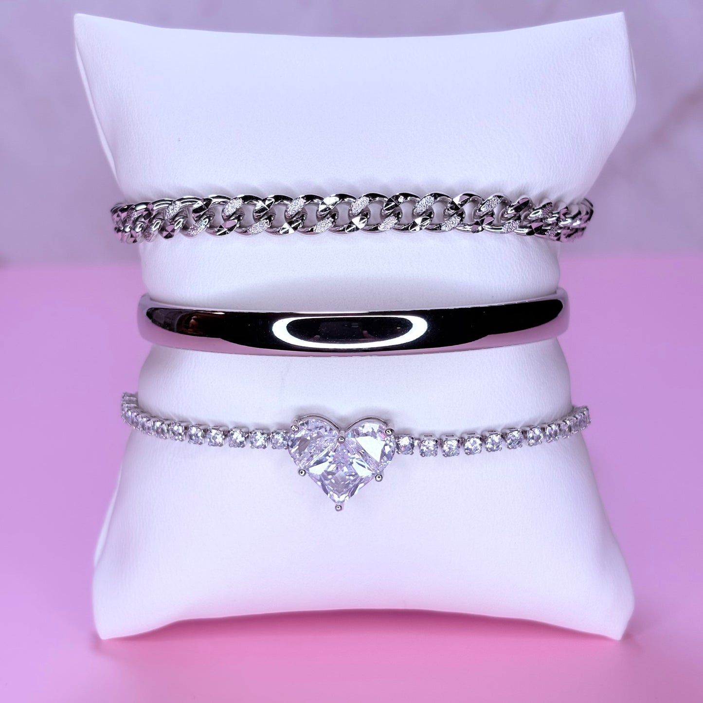 classic silver bangle