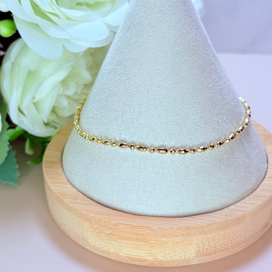 simply golden anklet
