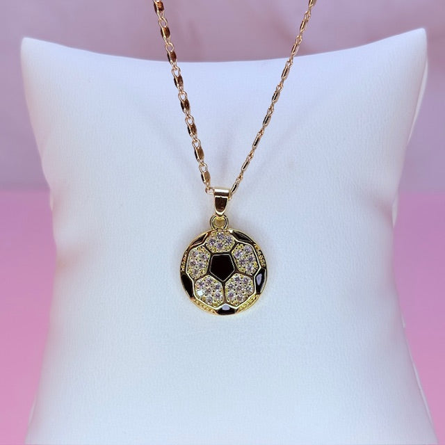 "gooooooal" soccer necklace