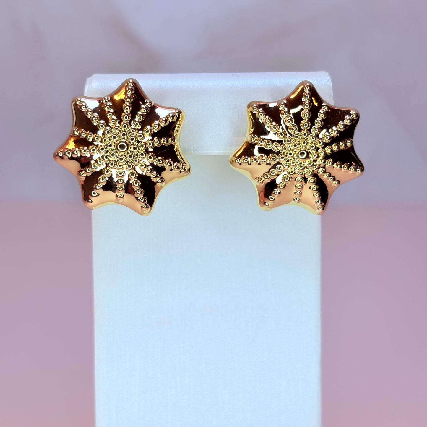 starburst chunky earrings