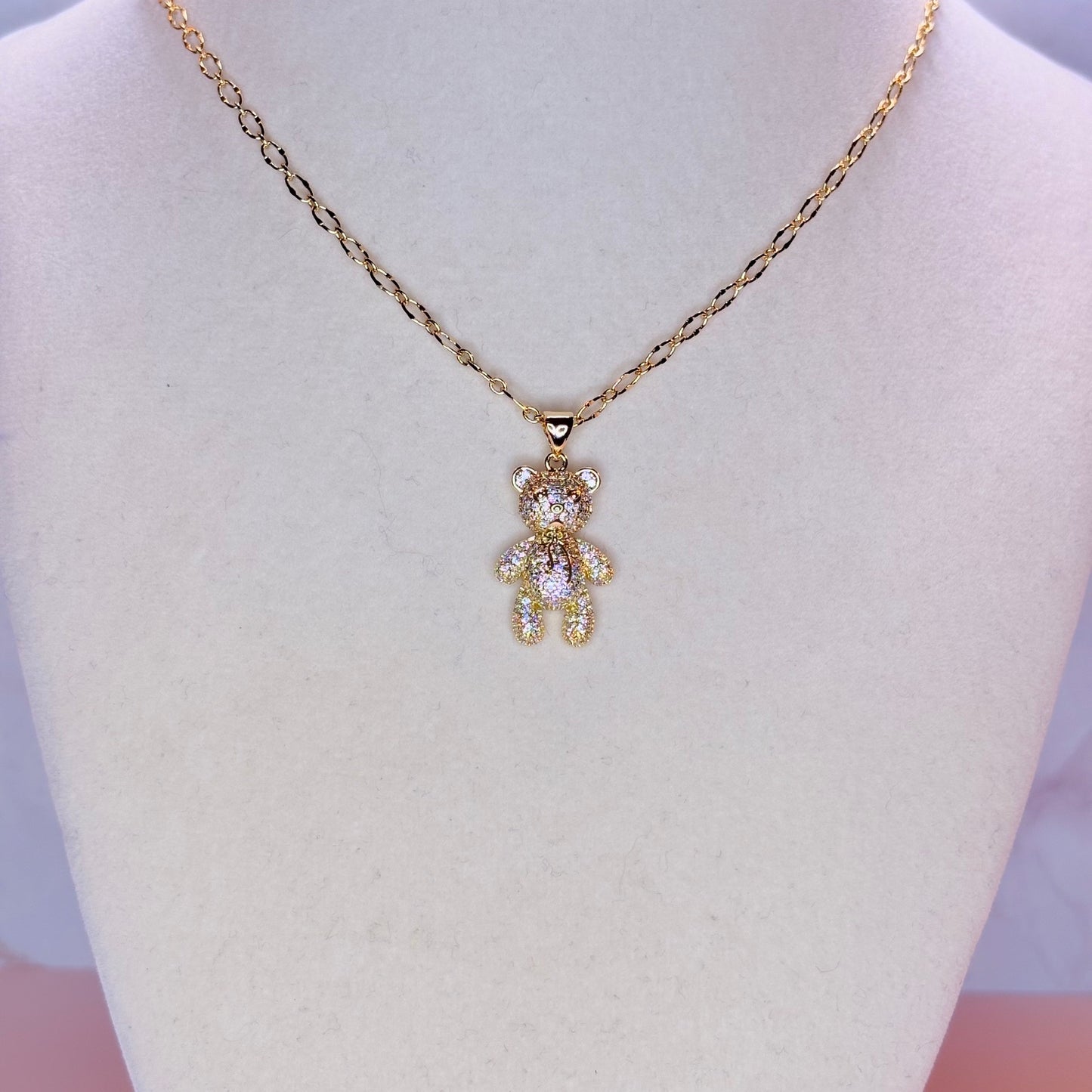 sweet bear necklace