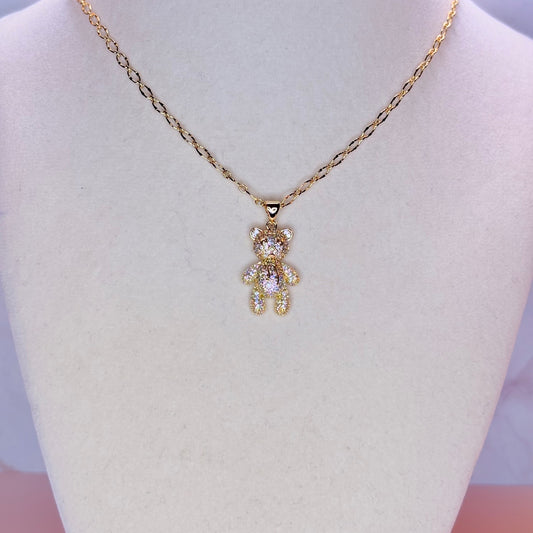 sweet bear necklace