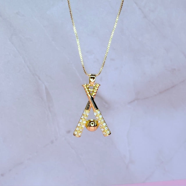 sweetheart slugger necklace