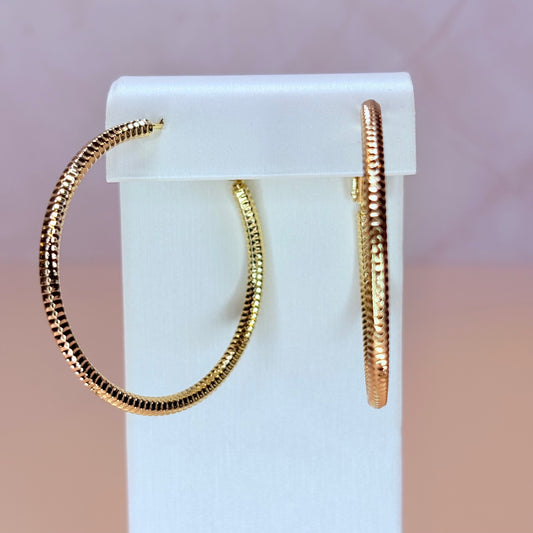 sybil hoop earrings