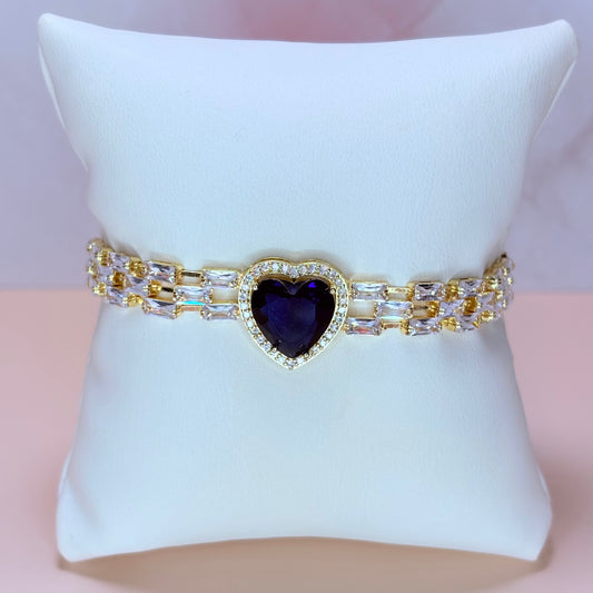tais blue heart bracelet