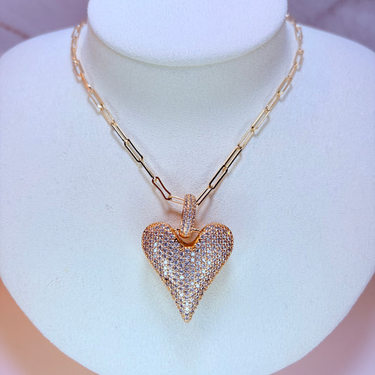 talia heart necklace