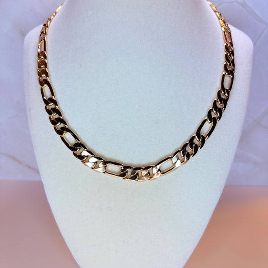 chunky figaro chain 18"