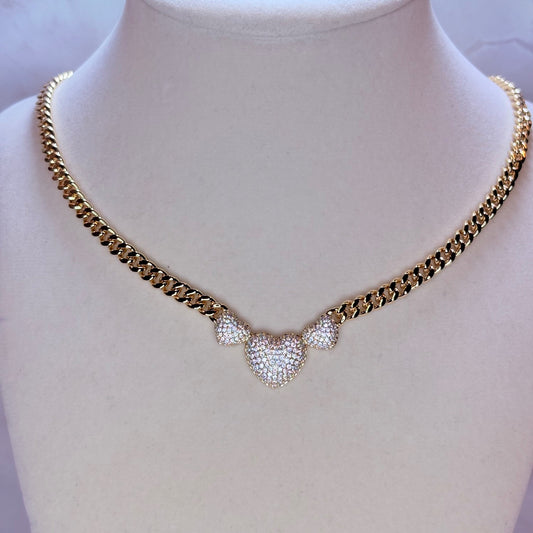 three hearts necklace