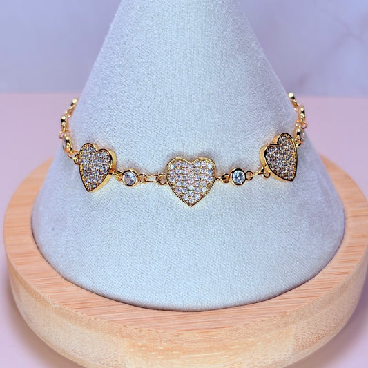 tia heart bracelet