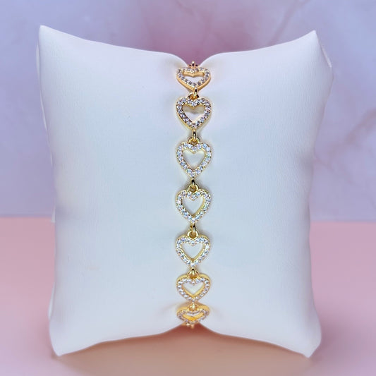 tiffni heart bracelet