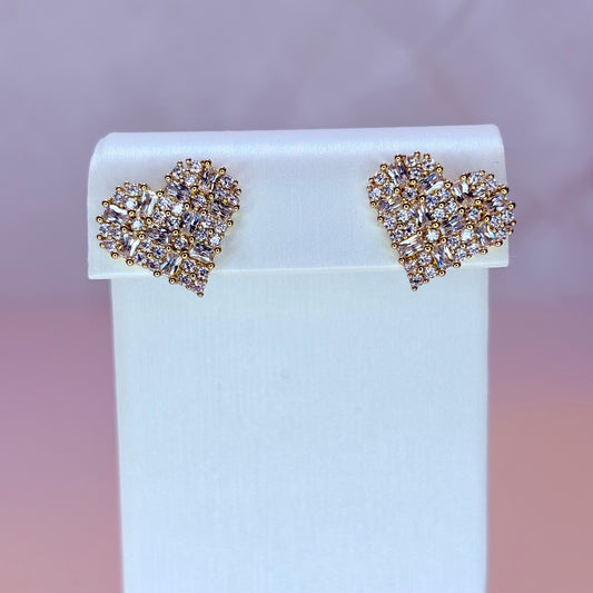 trixi heart earrings
