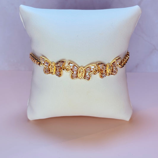 virgencita butterfly bracelet