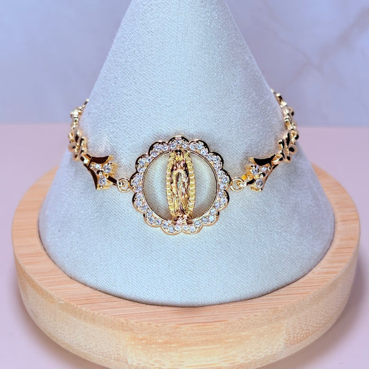 evie virgencita bling bracelet