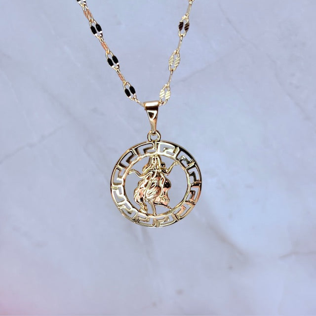 1" zodiac necklace