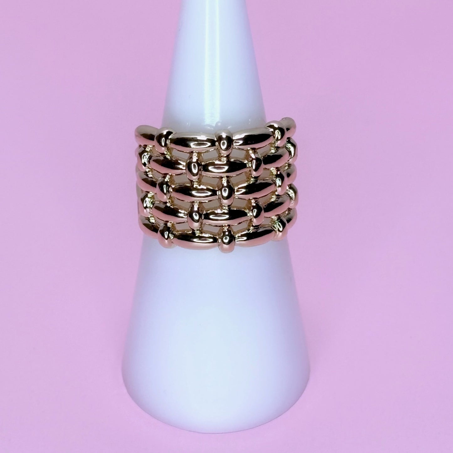 chunky waffle ring
