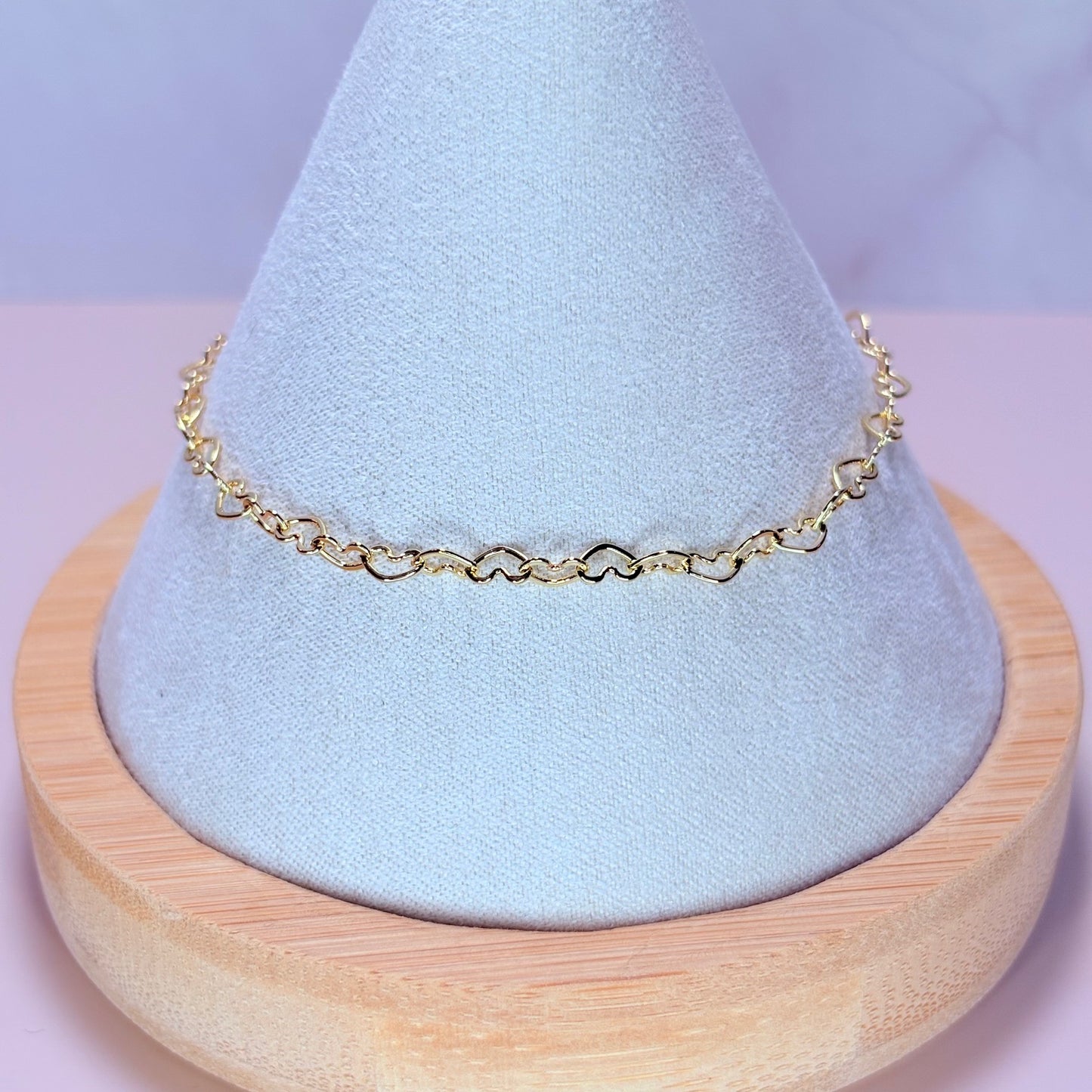 whitney heart bracelet