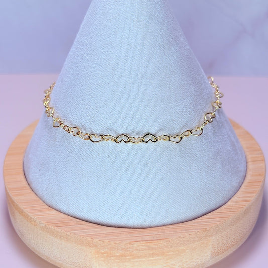 whitney heart bracelet
