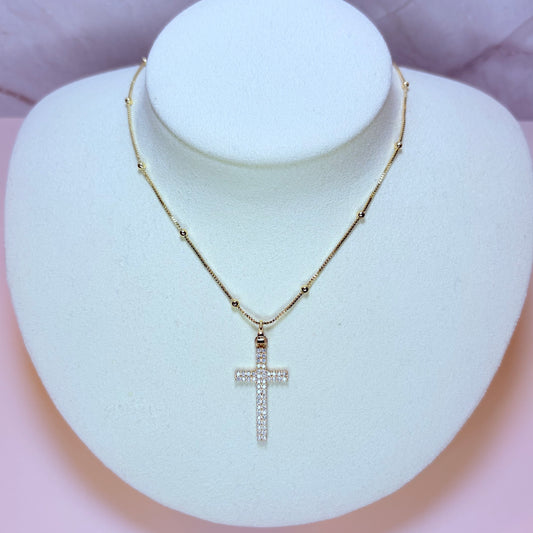 yesenia cross necklace