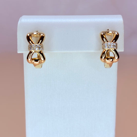 zen huggie earrings