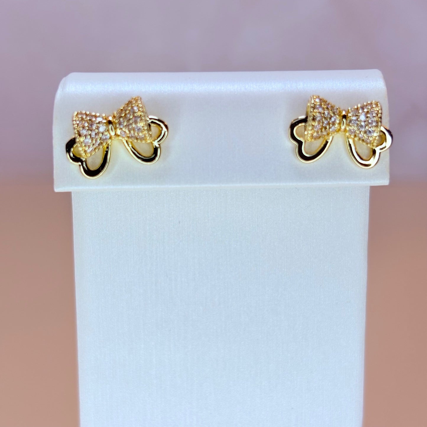 zia bow earrings