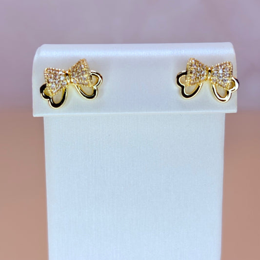 zia bow earrings